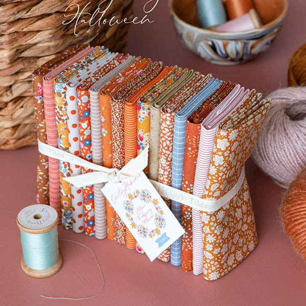 Tilda Fabrics Creating Memories Autumn Thanksgiving Halloween 130138 Evie Rust Fat Eight Pakket