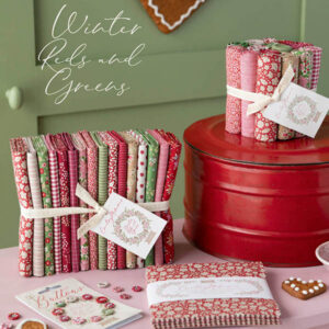 Tilda Fabrics Creating Memories Winter Reds and Greens Fat Eight Pakket