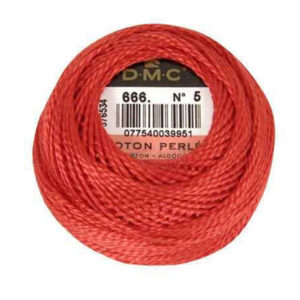 DMC Perlé 11608 - 666 Red Big Stitch Quiltgaren