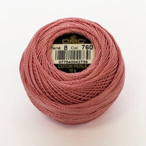 DMC Perlé 11608 -760 Grenadine Pink Big Stitch Quiltgaren