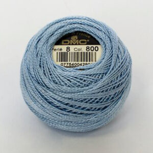 DMC Perlé 11608 -800 Skye Blue Big Stitch Quiltgaren