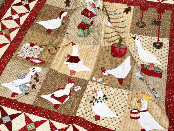 Para Pa Pampam kerstquilt Patroon