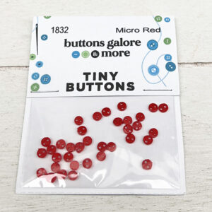 Buttons Galore and More Tiny Buttons 1832 Micro Red