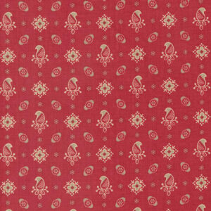 Moda French General Rouenneries Trois Rouge 13965 15 Amour Blenders Foulard