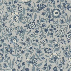 Moda French General Sacre Bleu Ciel Blue 13971 15 Jardinage Florals