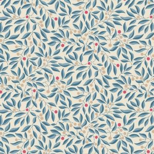 Liberty London Craft Garden 01667455B Willow Stitch Blues stof om te Quilten