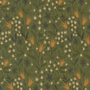 Moda Linn Warme Autumn Forest Leaf 14123 17 Fall Florals Stof om te Quilten