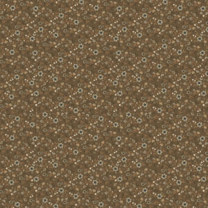 Windham Fabrics L'atelier Perdu Petite Jeanne 53943-5 Wild Flowers Dark Brown 2512-431