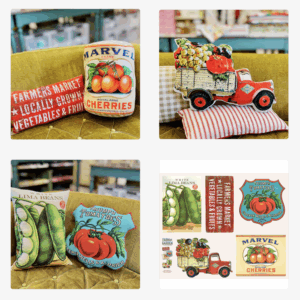 Moda Cathe Holden Farm and Garden 7482 11CV Canvas Panel