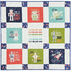 Mode Stacy Iest Hsu 3 2 1 Blast Off Panel Quilt