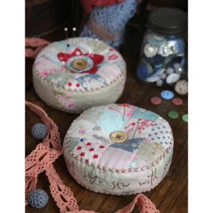 Hatched and Patched Anni Downs Heart & Soul Pincushions