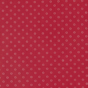 Moda Linzee McCray 30"s Playtima 33758 14 Scarlet Stof om te Quilten