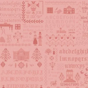 Riley Blake Meryton Sampler Coral C13786