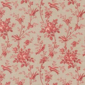 Moda French General Fleur De Paris Smoke 13996 15 Oiseaux Florals Birds