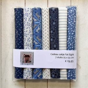 Cadeau zakje Fat Eight Pakket Antiek Blauw