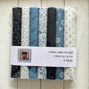 Cadeau zakje Fat Eight Pakket Antiek Blauw