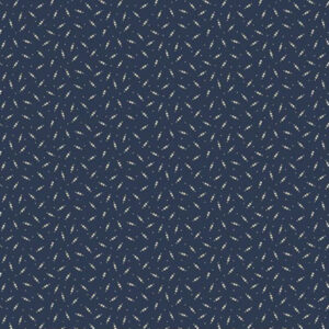 Marcus Fabrics Katie Solberg Pieceful Gathering Designs Double Dots R111723D Blue Stof om te Quilten