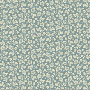 Marcus Fabrics Sew'n Wild Oaks Timeless Stitches Floral R602017D Blue Stof om te Quilten