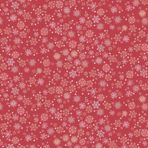 Makower Country Christmas Frosty red 236 R Stof om te Quilten