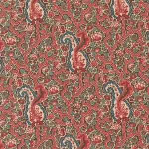 Moda Betsy Chutchian Dinah's Delight 31671 18 Culpepper Paisley Dark Chocolate