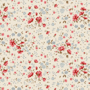 150014 Tilda 274 Ellie Red/Slate 108 inch Backing