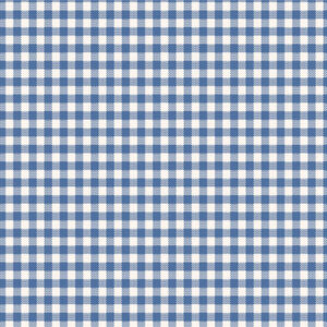 150016 Tilda 274 Gingham Blue 108 inch Backing