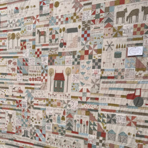 Hatched & Patched Anni Downs Appleby Farm The Goat, the Goose and A Cow Called Bruce Quilt Patroon
