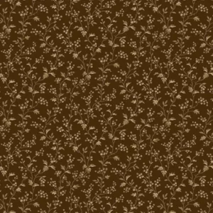 Andover Jo Morton Trunk Treasures Harvest Chocolate 4891 N1 Quiltstof Patchworkstof