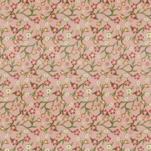 Paintbrush Studio Fabrics Grandma's Wallpaper Flora Vines Pink 191-6792 Backing