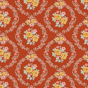 100687 Tilda Village Life Mable Rust Stof om te Quilten